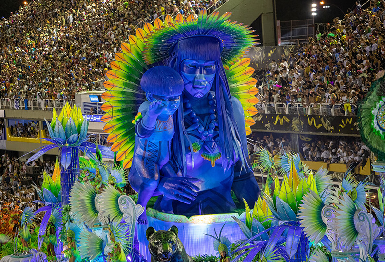 Rio de Janeiro karnevaalit laskiaisena