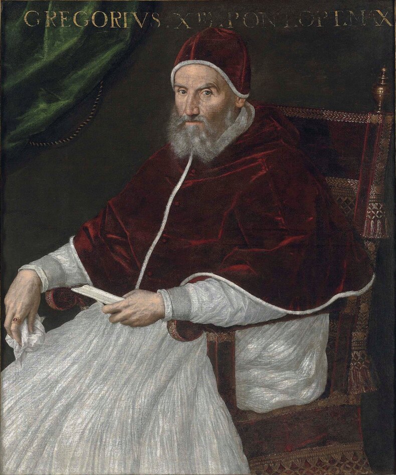 Paavi Gregorius XIII muotokuva, Lavinia Fontana
